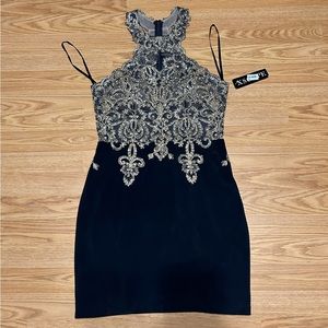 Fitted party dress, size 10